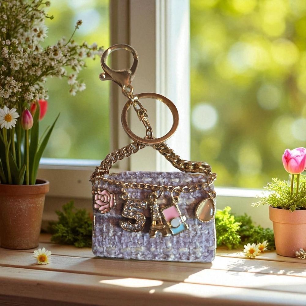 Colorful Purse Keychains Choose Your Color - Picture 6 of 8